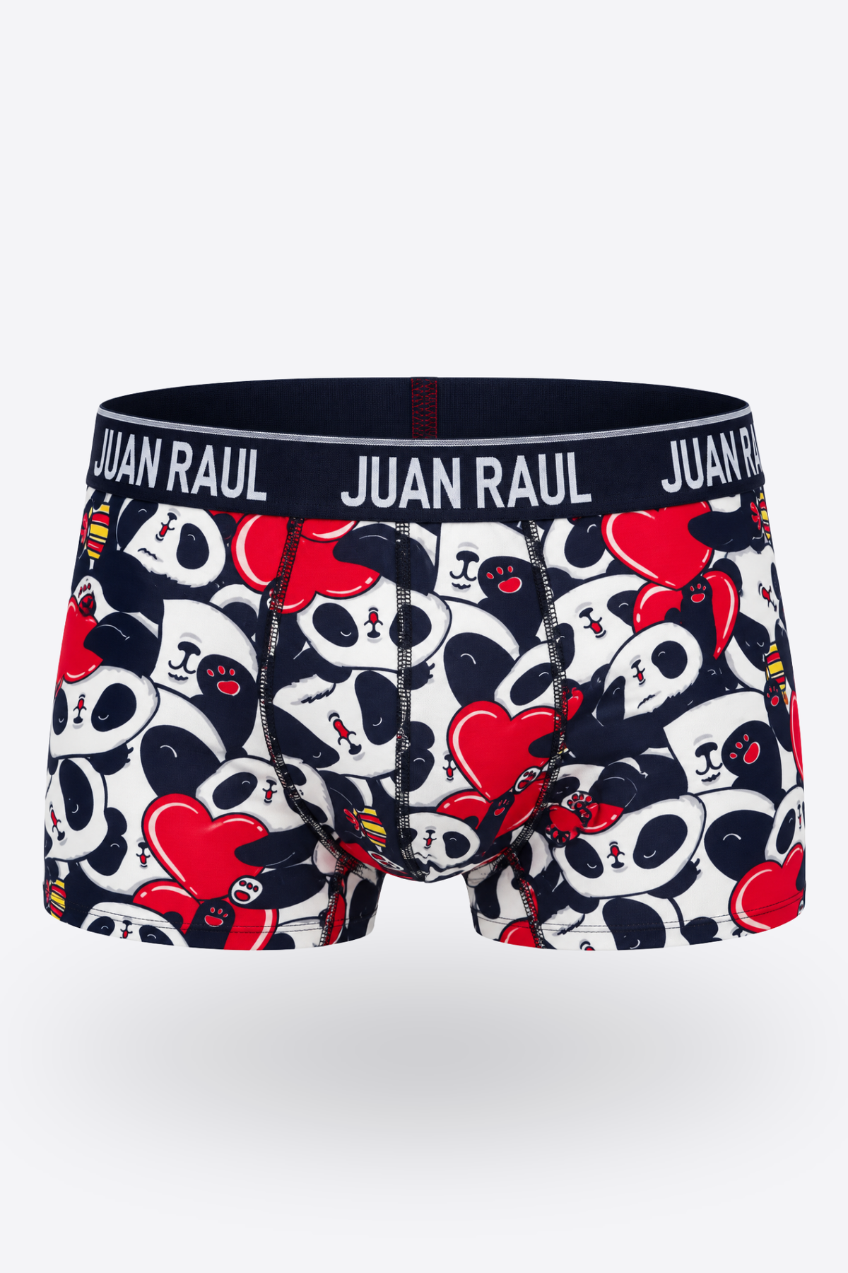 Мъжки боксер RAUL BOXER PANDAS с външен ластик от памук и еластан