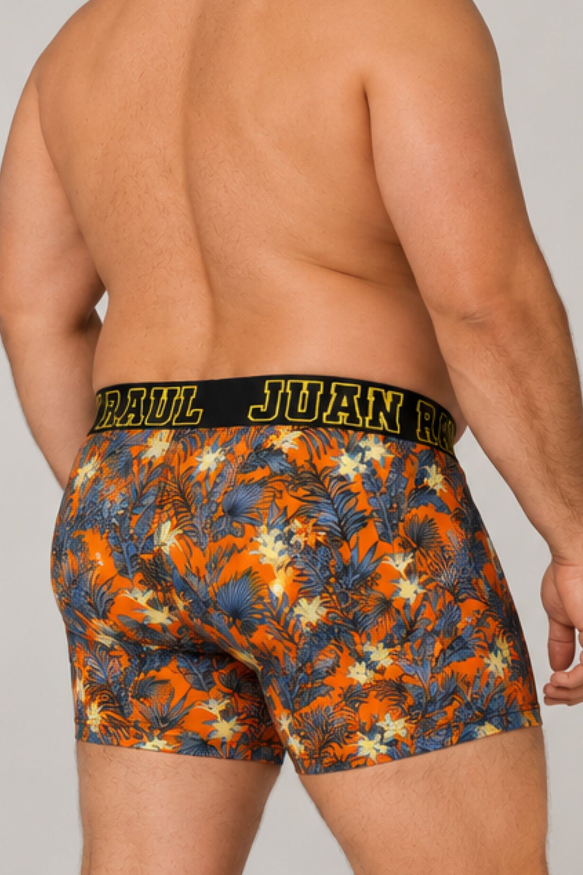 Мъжки комплект макси боксери RAUL MAXI BOXER MIX PRINT 5 PACK с външен ластик от памук и еластан