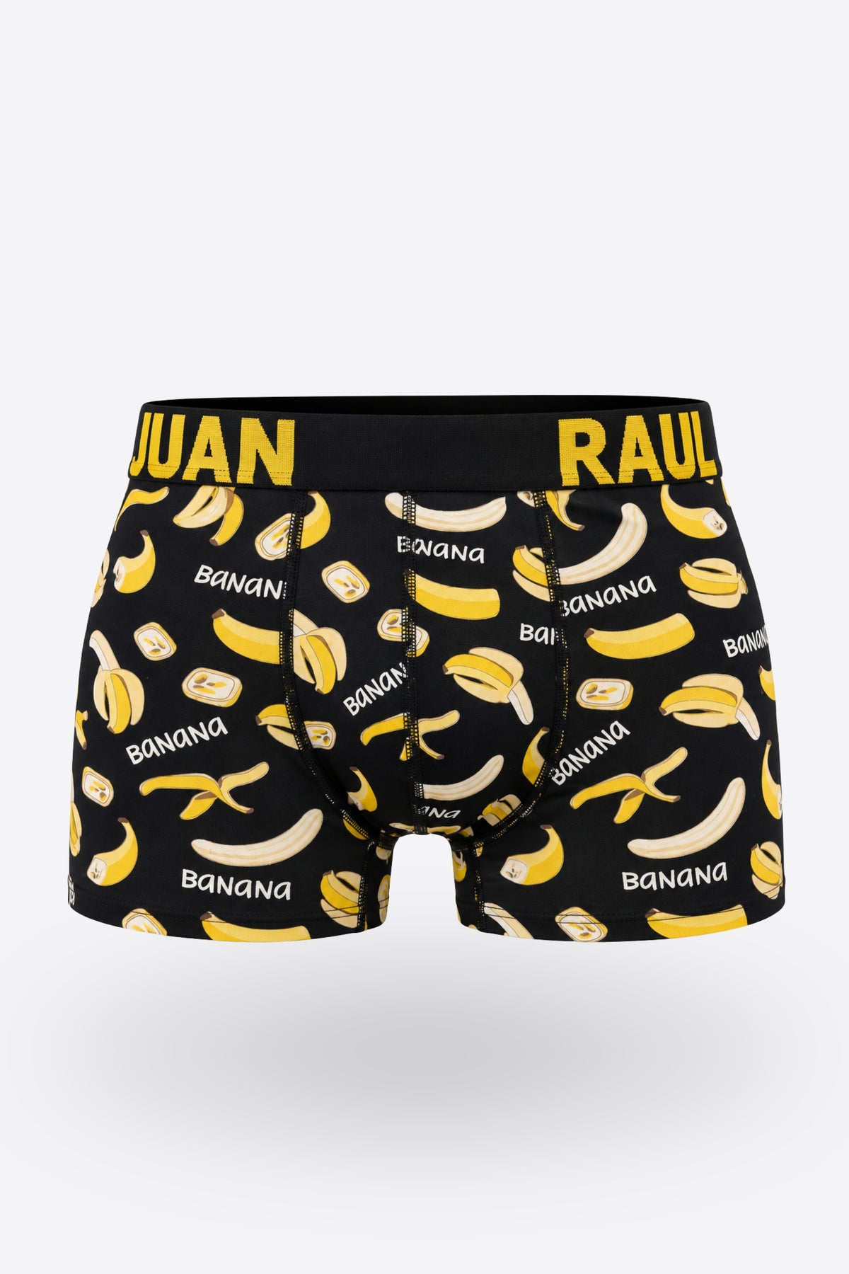 Мъжки боксер RAUL BOXER BANANA с външен ластик от памук и еластан