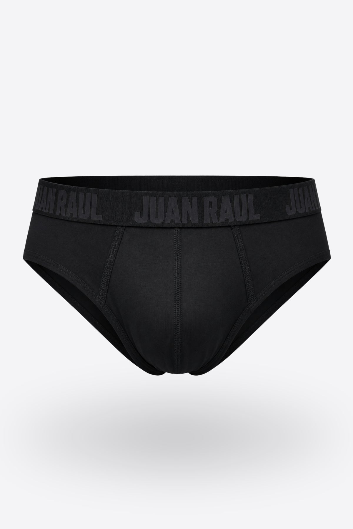 Мъжки слип RAUL BRIEFS BLACK с външен ластик от памук и еластан