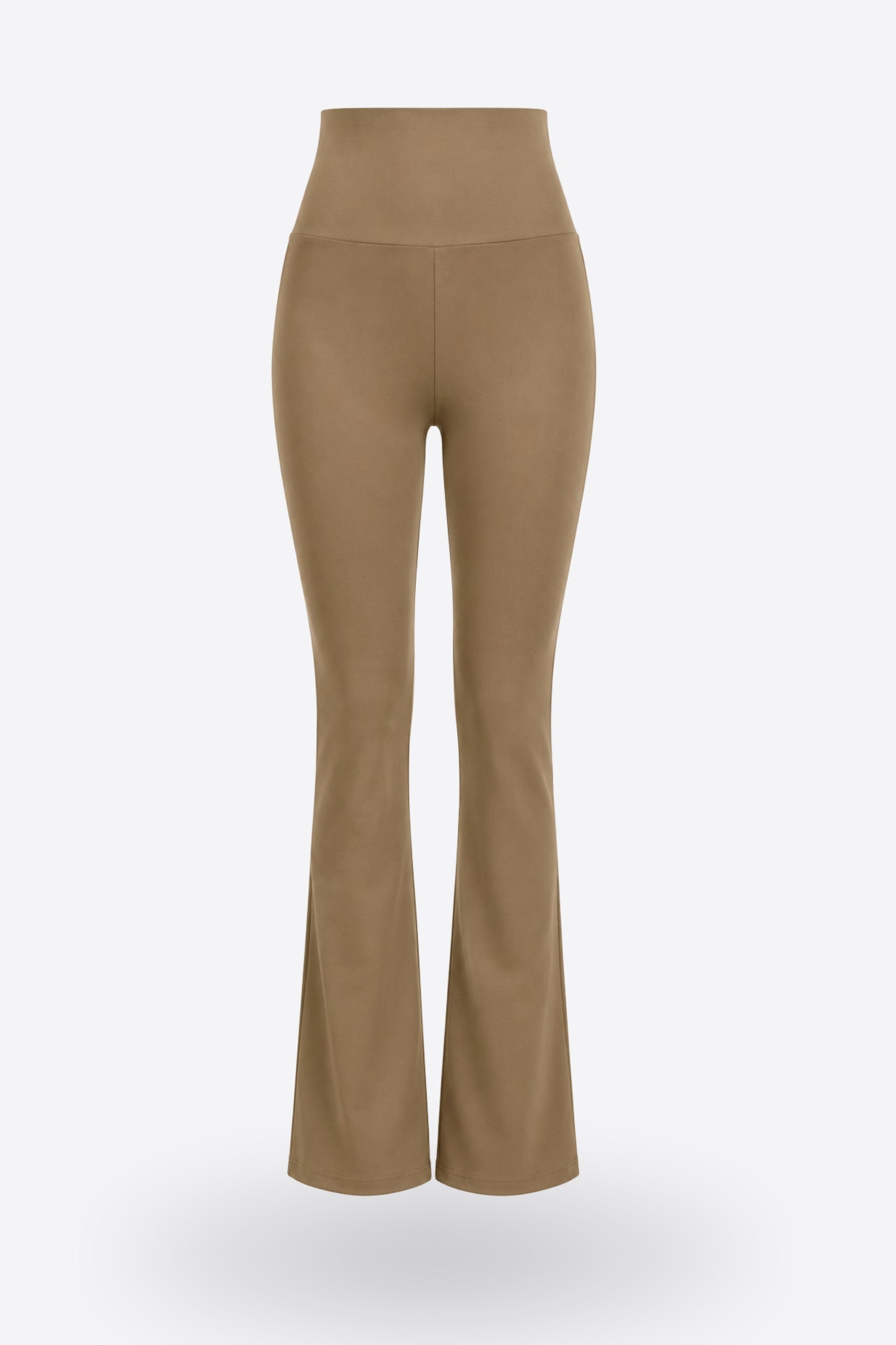 Дамски клин LEONA WIDE LEG MOCHA памук и вискоза