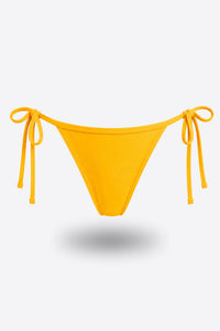 Бански долнище IZABEL PUMPKIN ONE SIZE класически стринг с регулиращи връзки