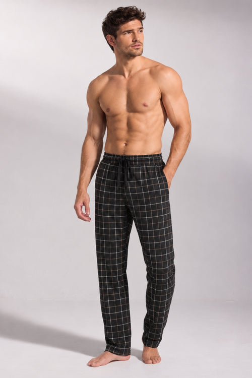 Мъжка пижама долнище FUEGO MEN BLACK