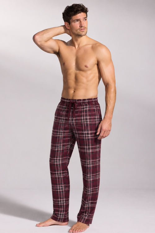 Мъжка пижама долнище FUEGO MEN BURGUNDY