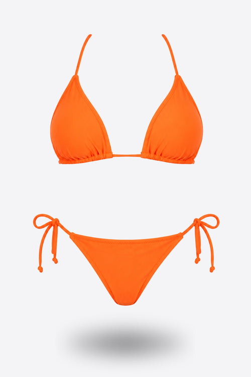 Комплект бански IVY PAPAYA с триъгълна горна част и танга долнище