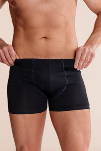 FreeMove Boxer NAVY класически със скрит ластик от памук и еластан