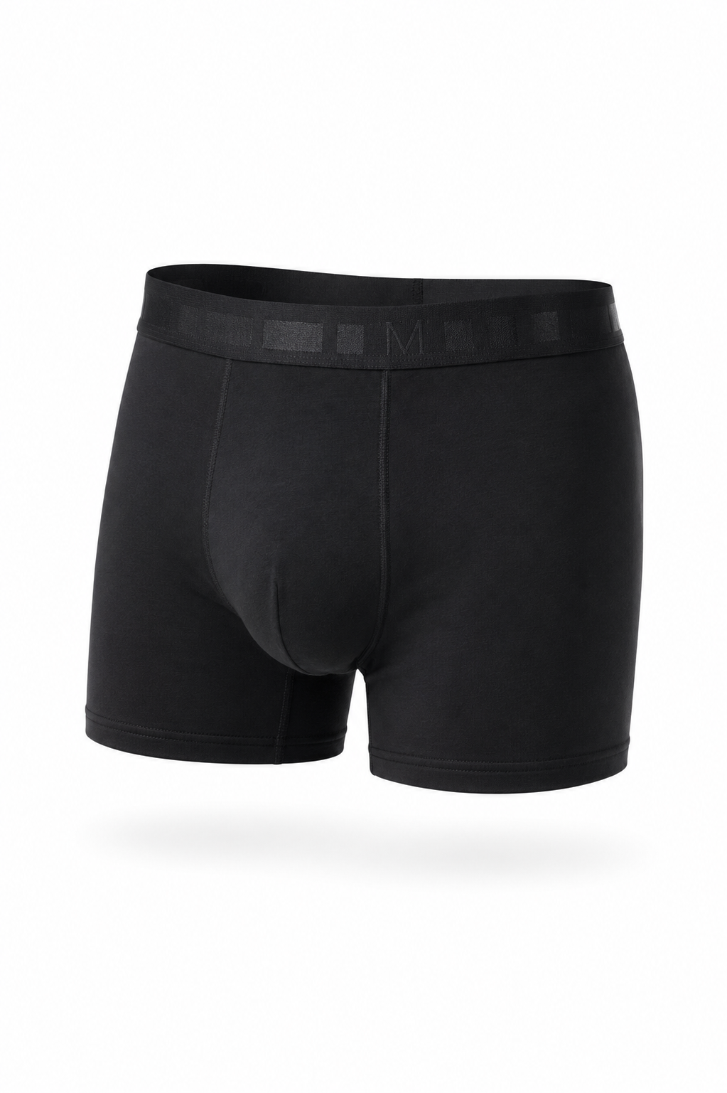 Active Boxer BLACK с външен ластик от памук и еластан