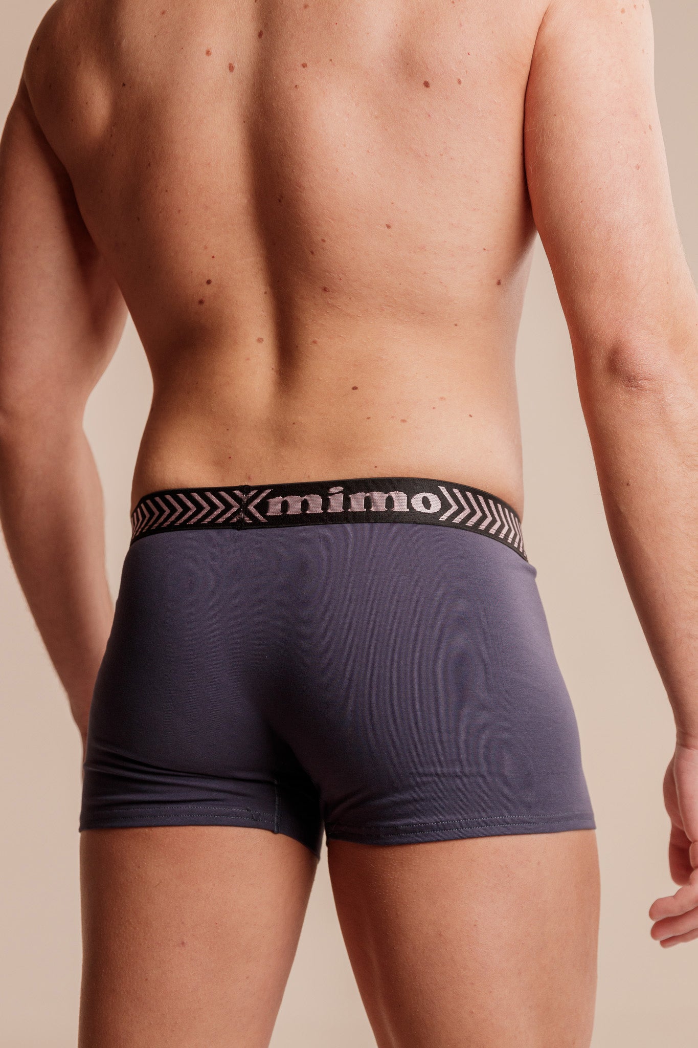 Active Boxer GREY с външен ластик от памук и еластан