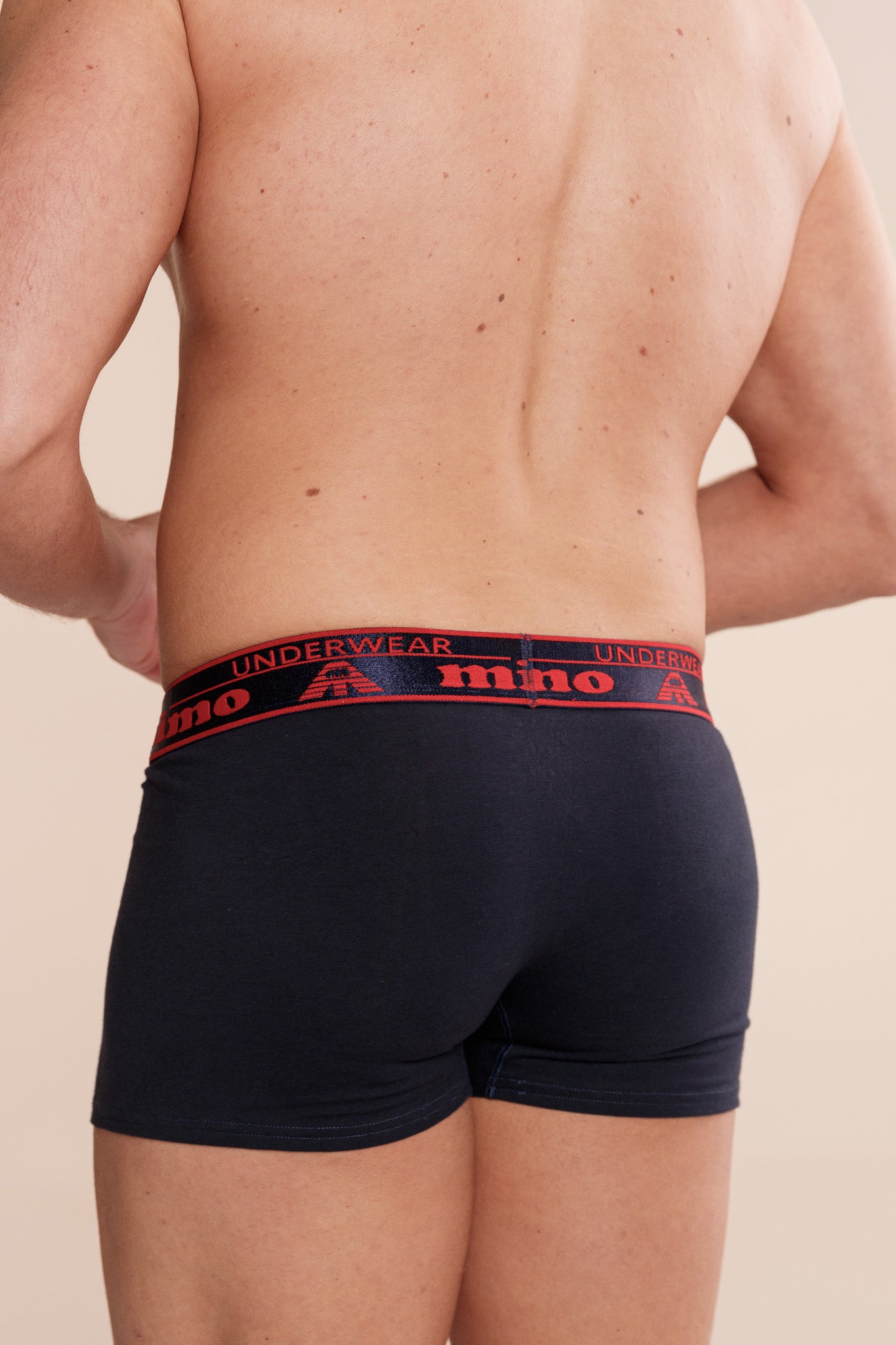 Active Boxer NAVY с външен ластик от памук и еластан