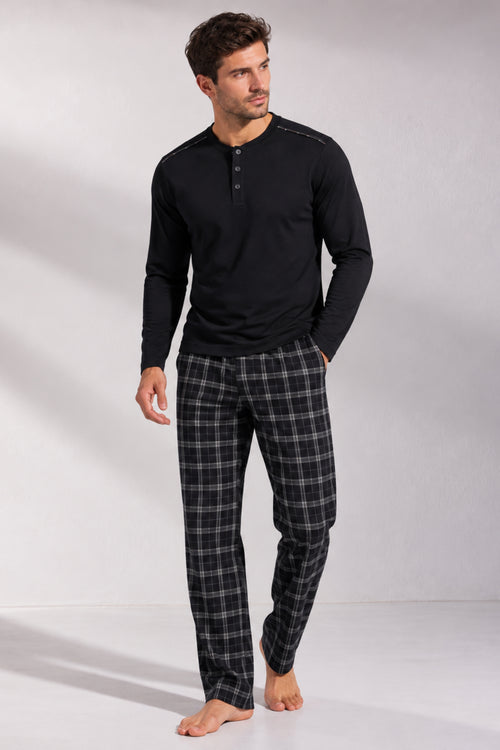 Мъжка пижама комплект ROCCO MEN DARK NAVY от две части