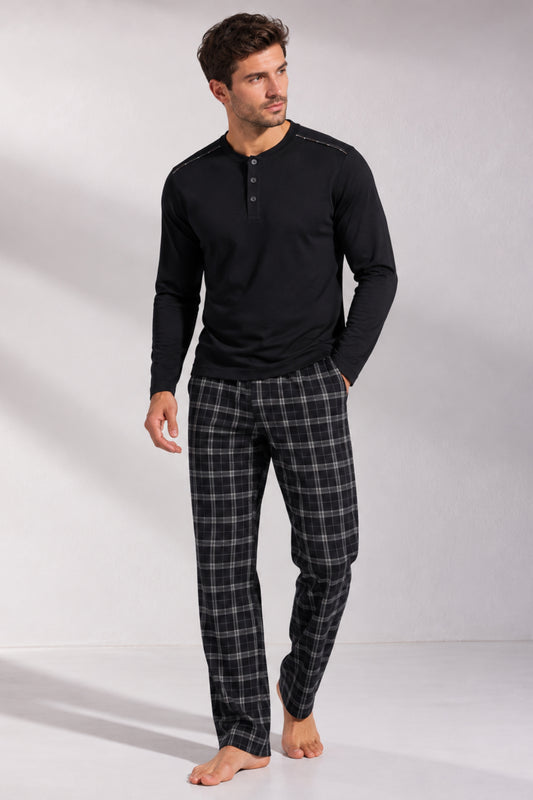 Мъжка пижама комплект ROCCO MEN DARK NAVY от две части