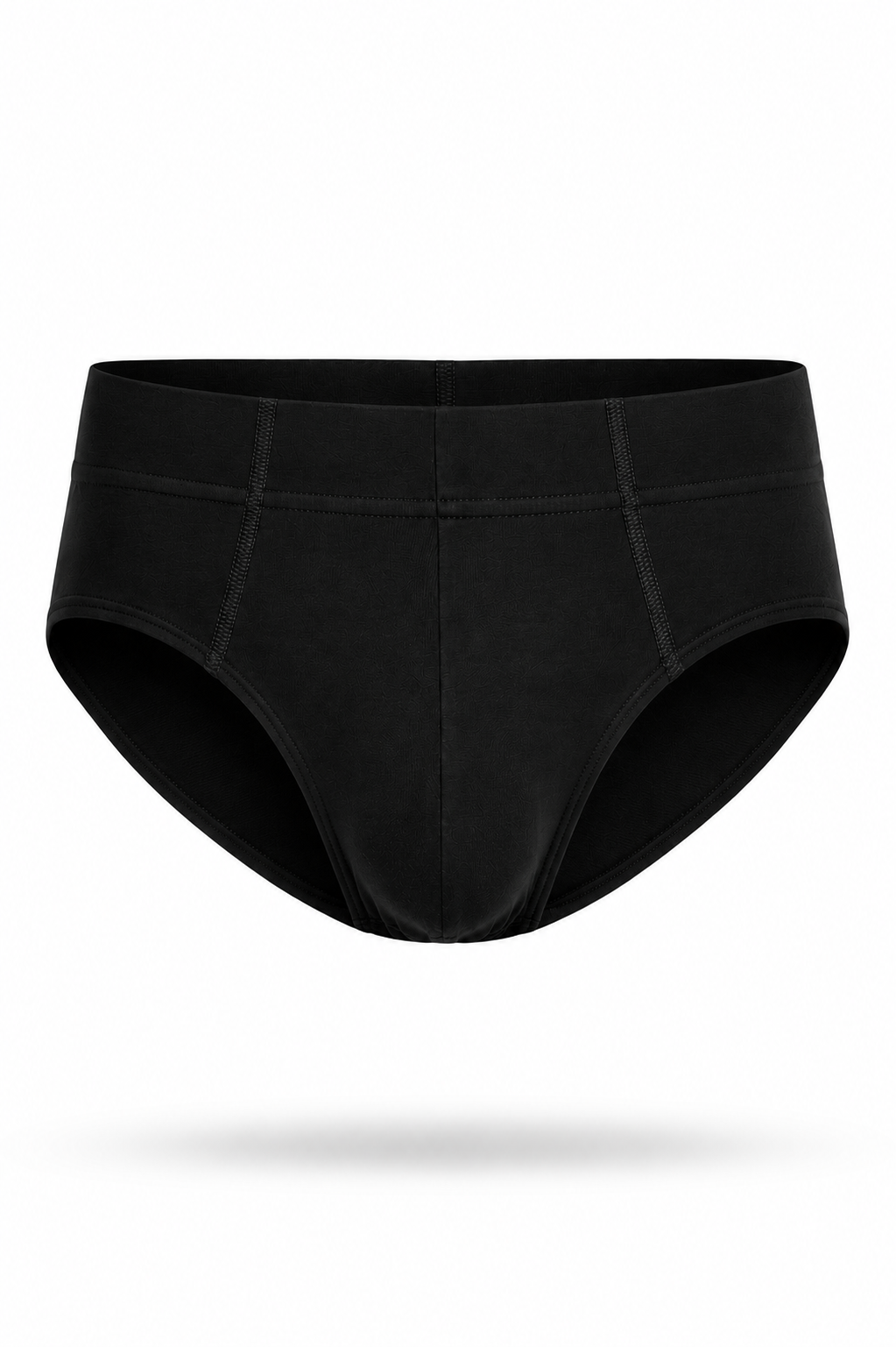 Essential Breifs BLACK класически със скрит ластик от памук и еластан