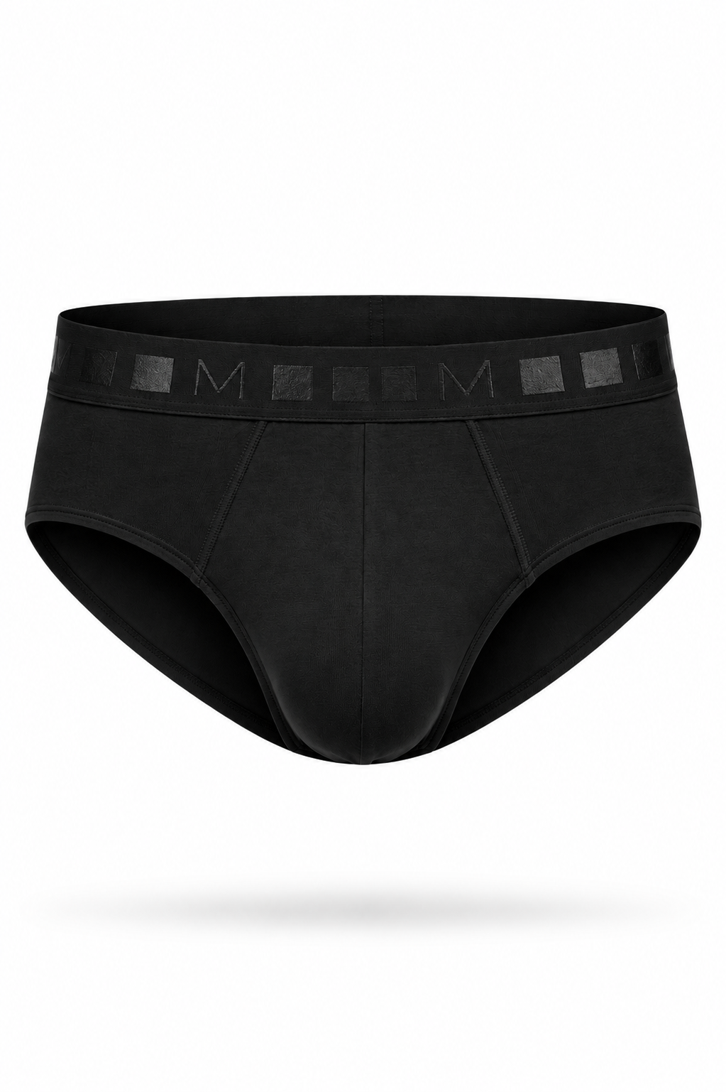Comfort BREIFS BLACK с външен ластик от памук и еластан