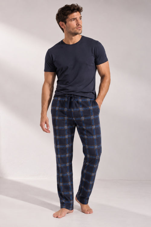 Мъжка пижама долнище FUEGO MEN BLUE