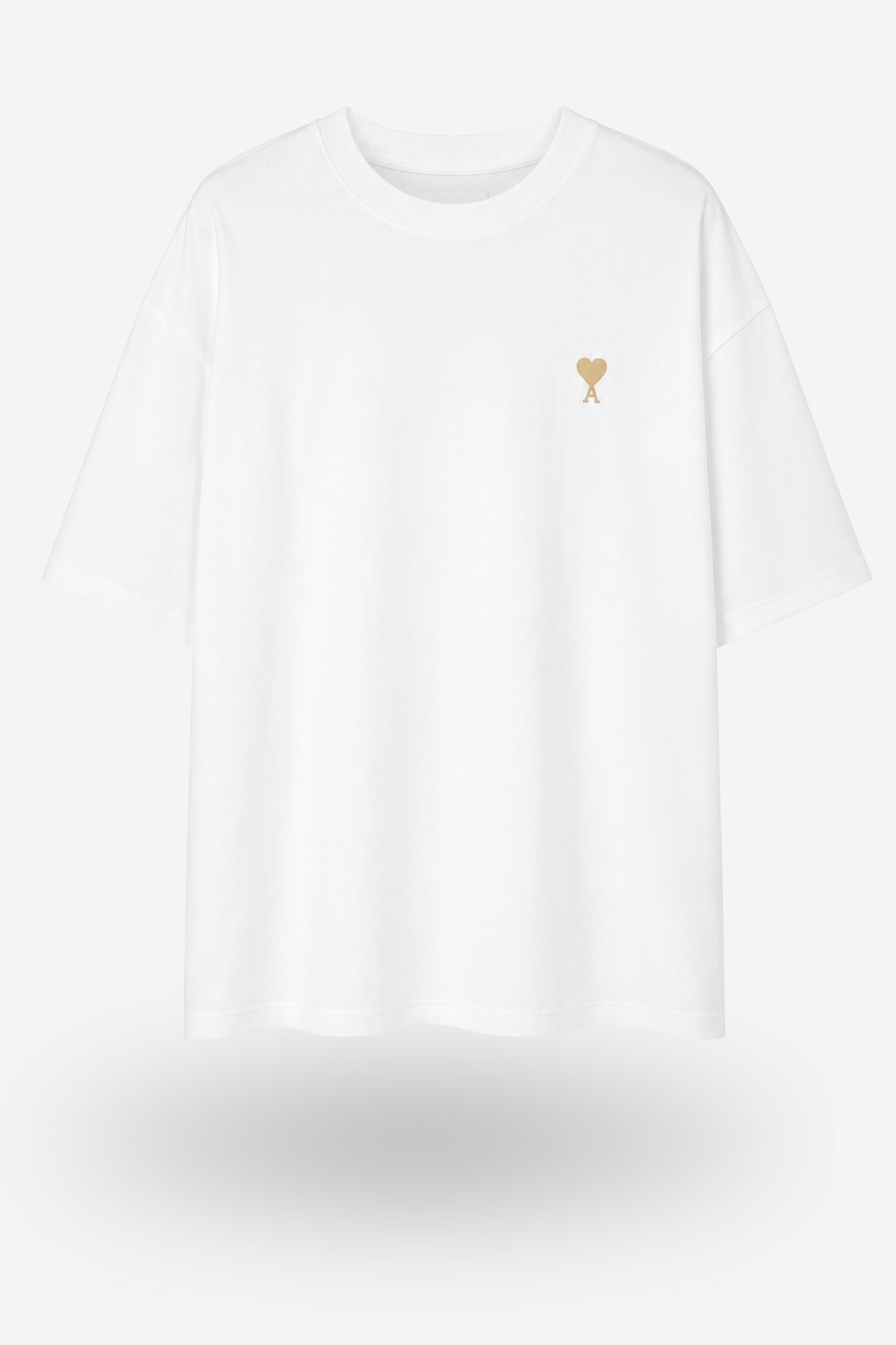 AMOUR WHITE Oversize тениска от 100% памук