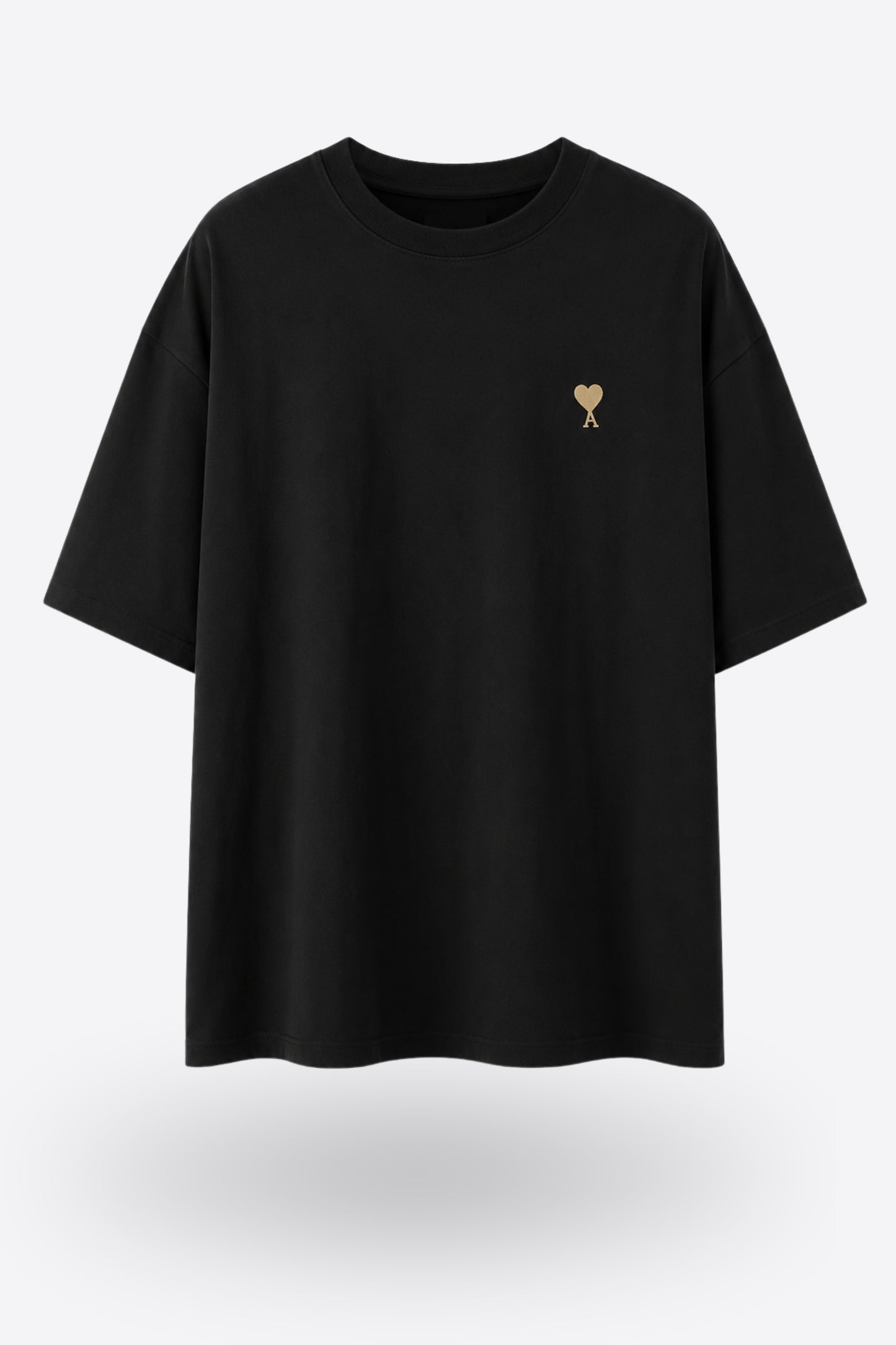 AMOUR BLACK Oversize тениска от 100% памук