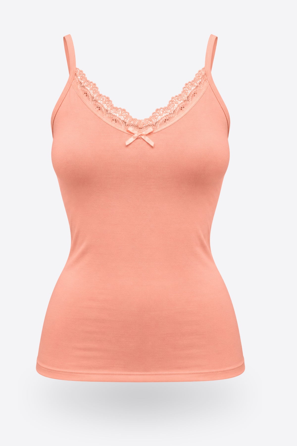 Дамски комплект еластични памучни корсажи 3 PACK TANK PEACH MOOD пакет от 3бр