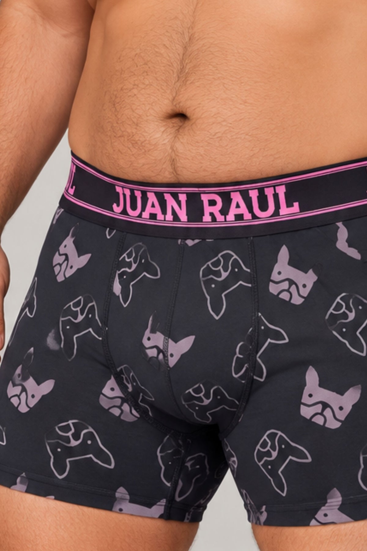 Мъжки комплект макси боксери RAUL MAXI BOXER MIX PRINT 5 PACK  с външен ластик от памук и еластан