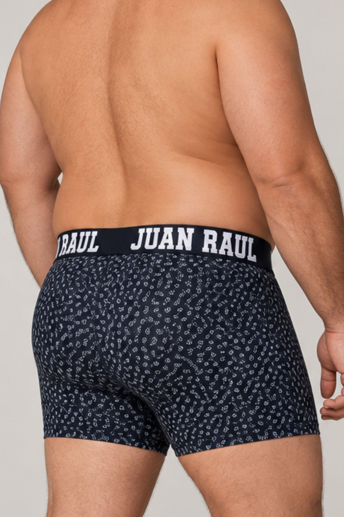 Мъжки комплект макси боксери RAUL MAXI BOXER MIX PRINT 5 PACK  с външен ластик от памук и еластан
