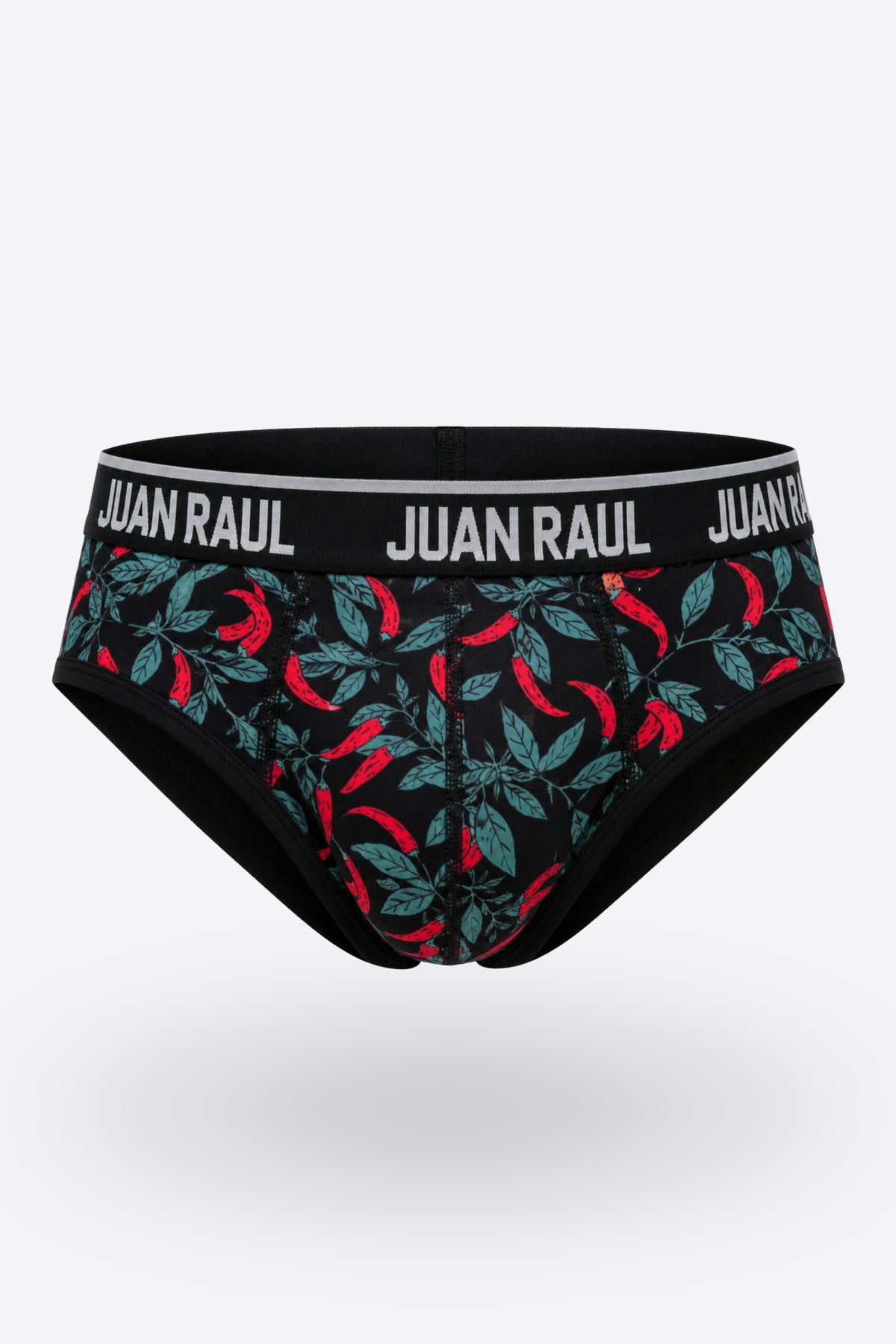 Мъжки слип RAUL BRIEFS CHILLI с външен ластик от памук и еластан