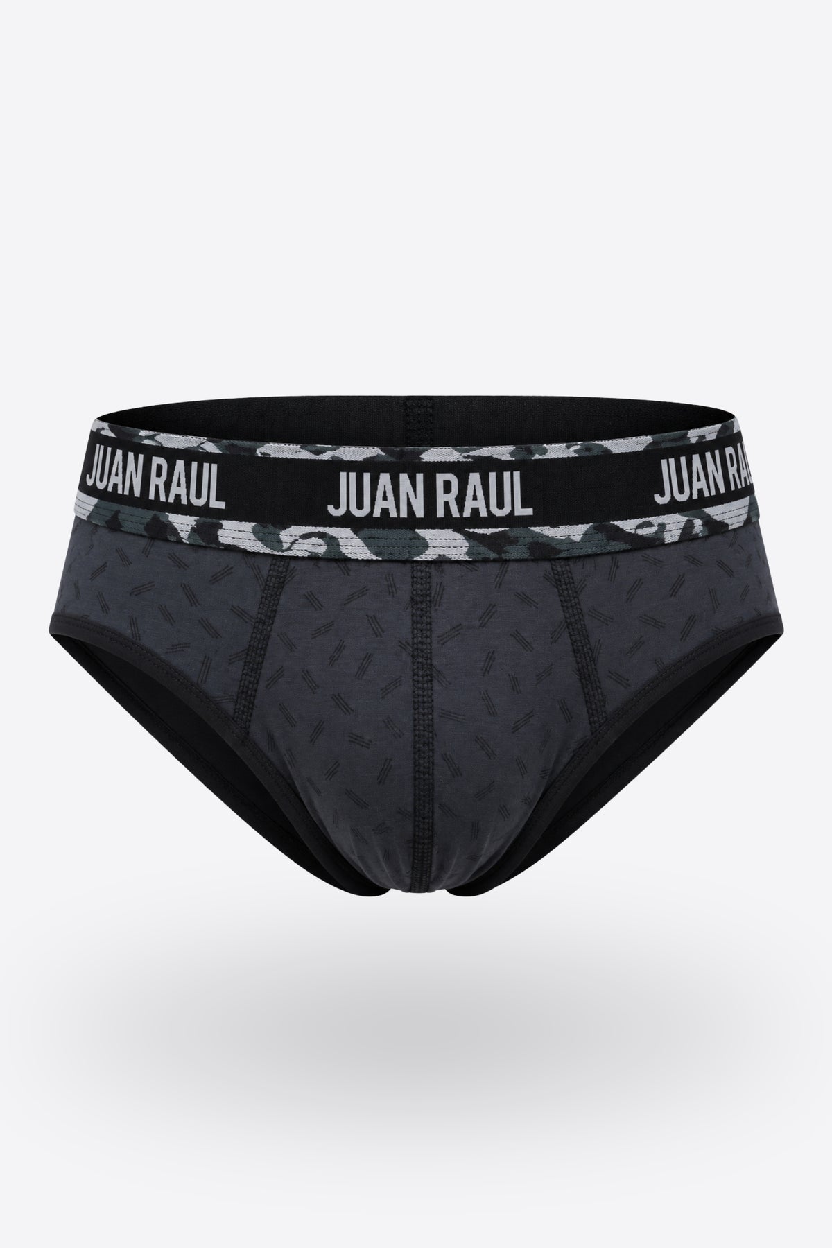 Мъжки слип RAUL BRIEFS GRAPHITE с външен ластик от памук и еластан