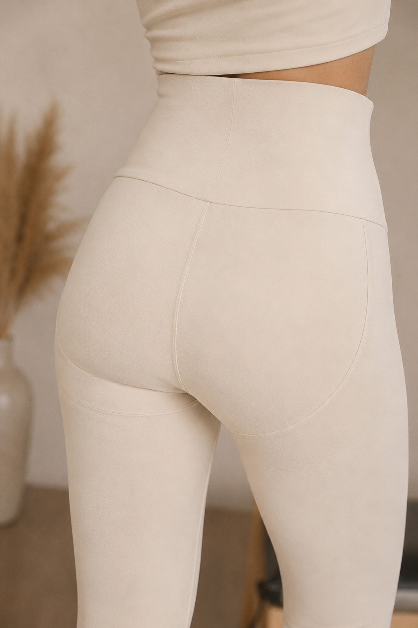 Дамски клин LEONA WIDE LEG BUTTER памук и вискоза