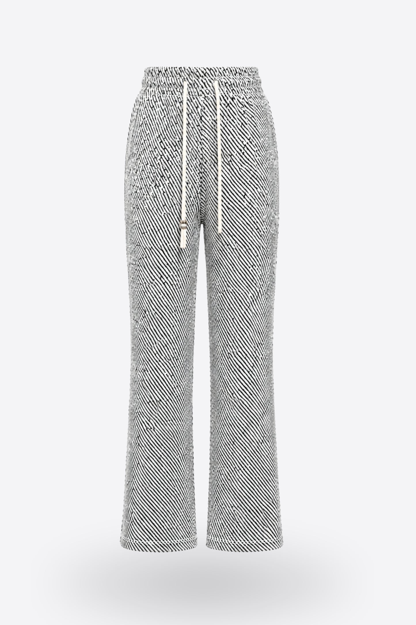 LOLA SHINE PANT IVORY спортно долнище с широк крачол