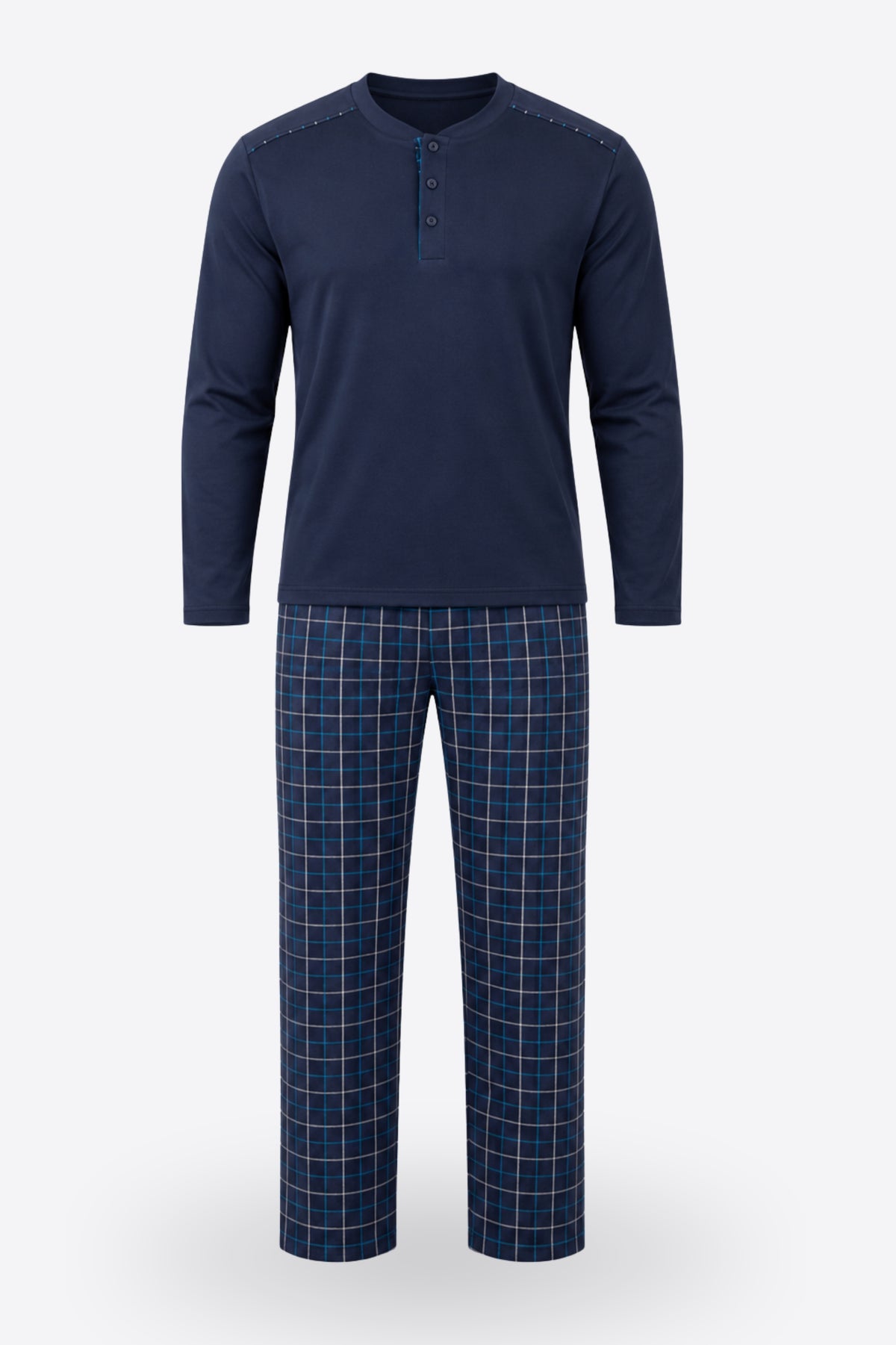 Мъжка пижама комплект ROCCO MEN BLUE от две части