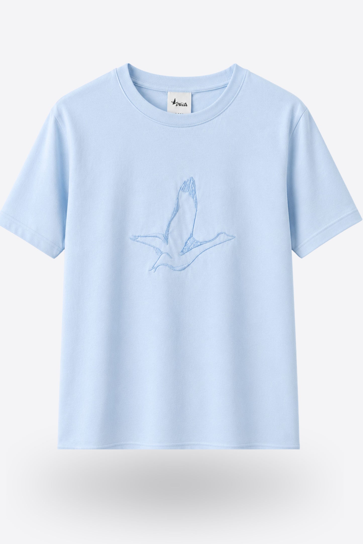 WINGS SKY Oversize тениска от 100% памук