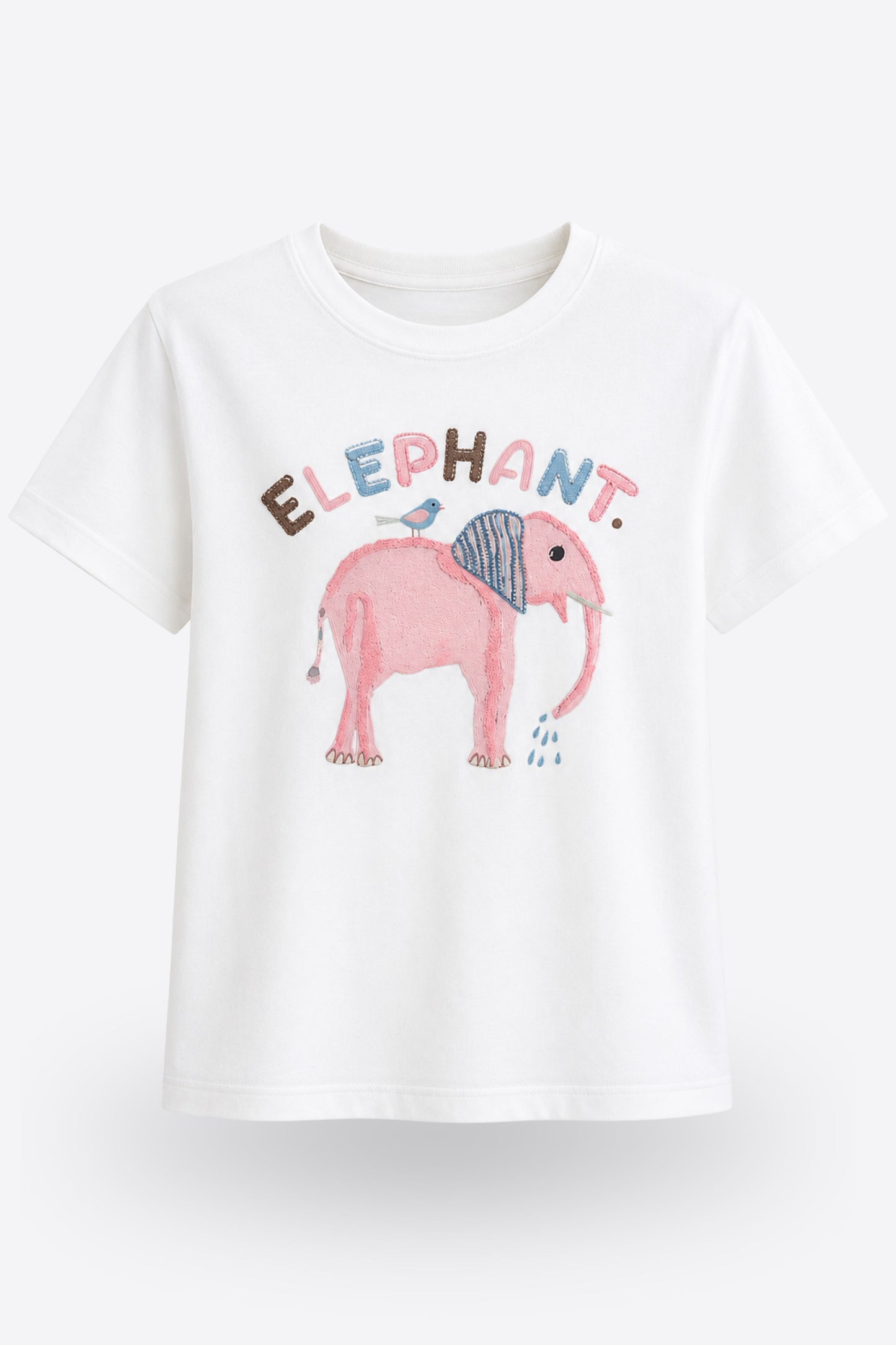 ELEPHANT WHITE тениска от 100% памук