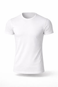 Comfort SlimFit WHITE мъжка тениска от памук с еластан